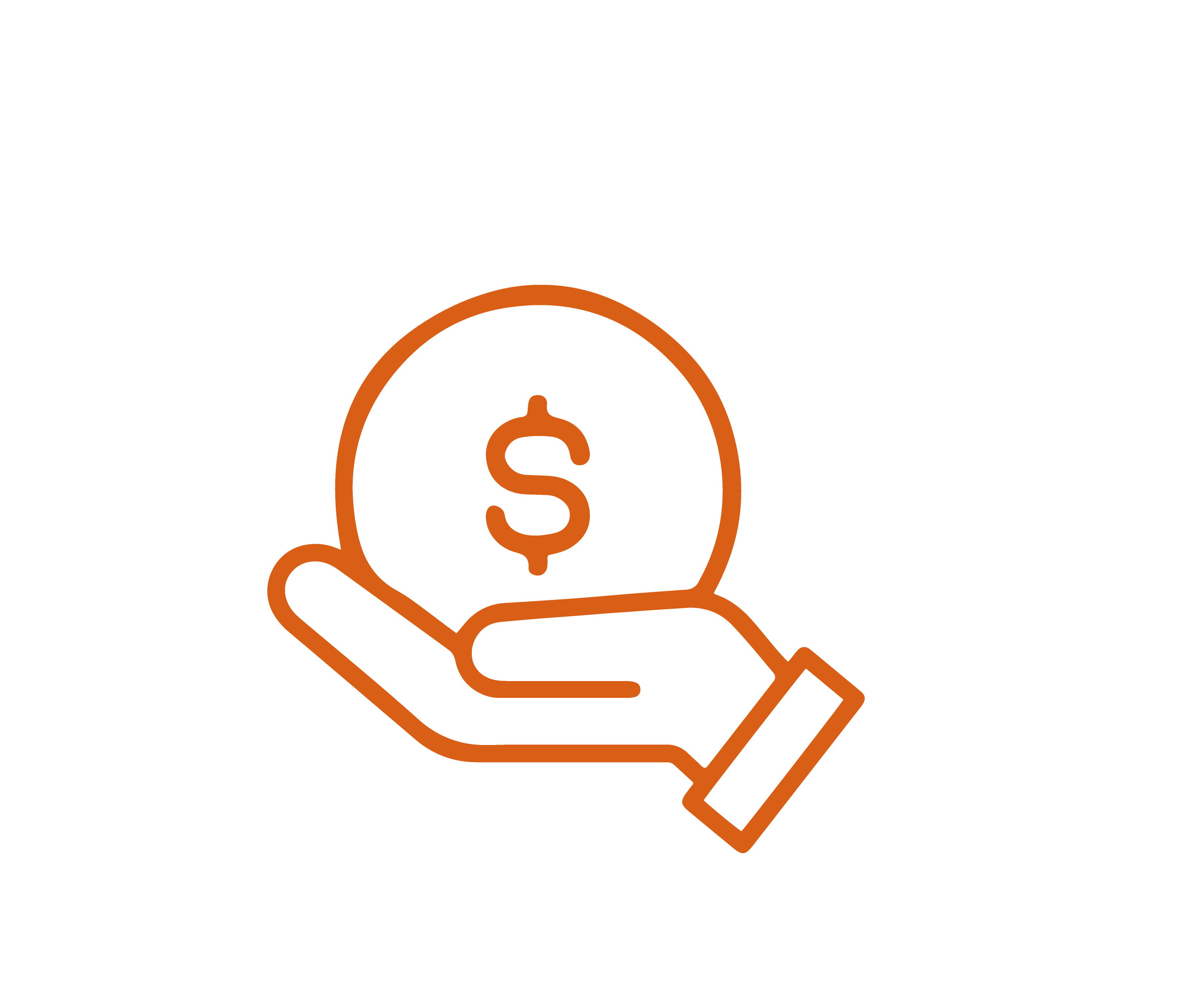 an icon of a coin in a hand