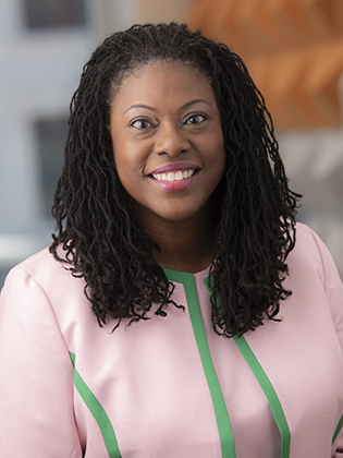 A person in front of a background.